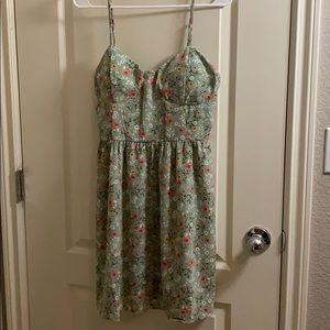 Floral spaghetti strap dress